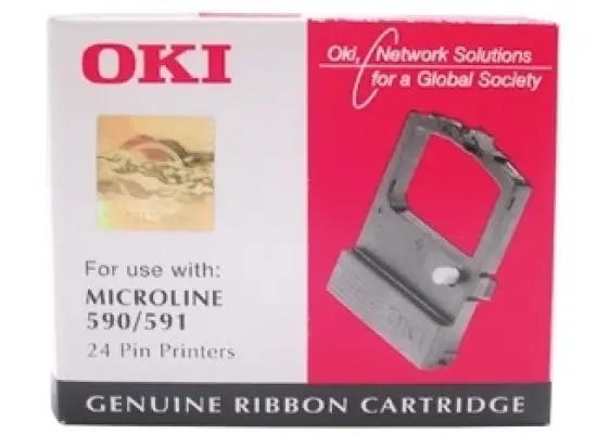 Farbbandkassette OKI 09002316 schwarz, 4 Mio. Zeichen