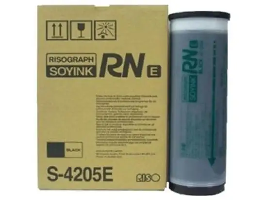Tinte Riso S-4205E schwarz Soja-Tinte, 2 Patronen je 1000ml