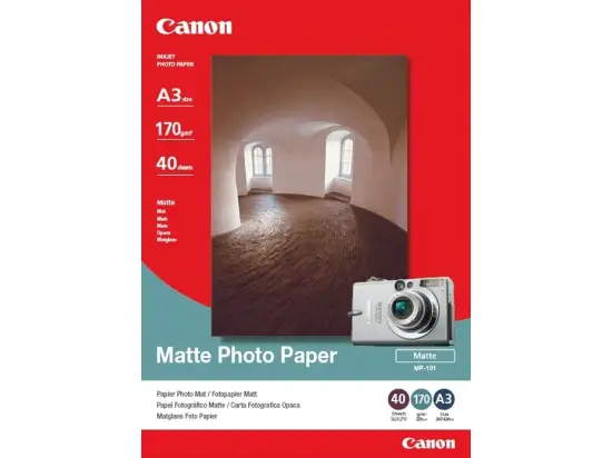 Papier Canon 7981A008 MP-101 A3, 170g, Foto Matt, Pack 40 Blatt