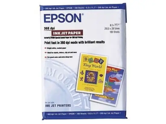 Fotopapier Epson C13S041079 A2 102g, Pack 30 Blatt