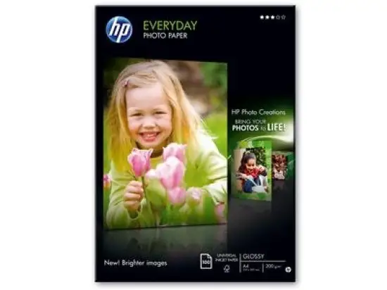 Papier HP Q2510A A4, 200g, Foto-Everyday, glänzend, Pack 100 Blatt