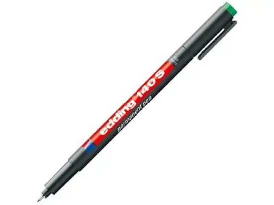Folienschreiber Edding 140S 4-140004 Schreibfarbe: grün