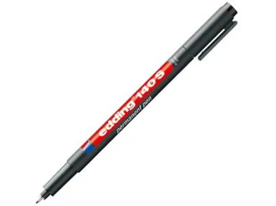 Folienschreiber Edding 140S 4-140001 Schreibfarbe: schwarz