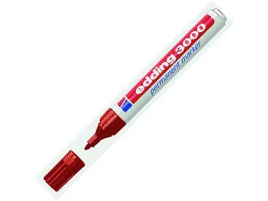 Permanentmarker Edding 3000 4-3000007 1,5-3mm, Rundspitze, braun