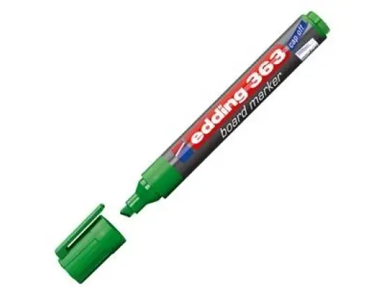Whiteboardmarker Edding 363 4-363004 1-5mm, Keilspitze, grün