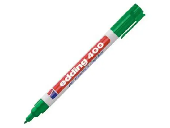 Permanentmarker Edding 400 4-400004 1mm, Rundspitze, grün