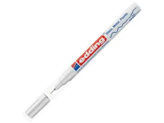 Glanzlack-Marker Edding 780 4-780049 0,8mm, Rundspitze, weiß