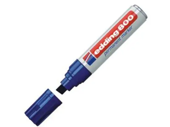 Permanentmarker Edding 800 4-800003 4-12 mm, Keilspitze, blau