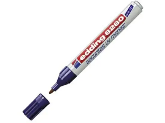 UV-Marker Edding 8280 4-8280100 1,5-3mm, Rundspitze, wasserfest, transparent