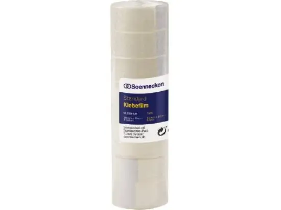 Klebefilm Soennecken 164224600 5846 19mmx10m transparent, Pack 8 Rollen