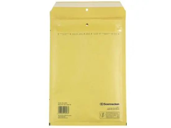 Luftpolstertasche Soennecken 327216670 1973 Größe: D/1, 170x265mm, Kraftpapier, braun, Pack 100 Stk