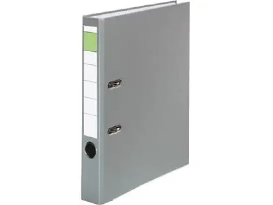 Ordner 10078319 S50 A4, 50mm, Pappe/PP-Folie, Wechselfenster, grau