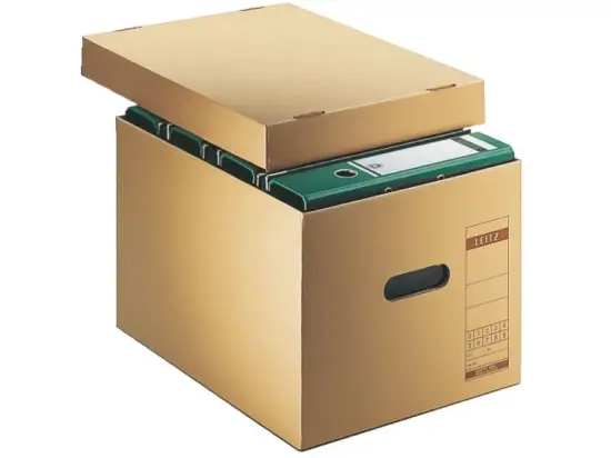 Archivschachtel Leitz 6081-00-00 60810000 braun 34x27,5x45,5cm mit Deckel