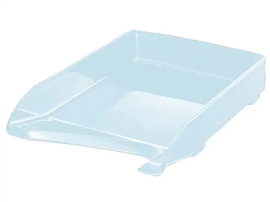 Briefablage Leitz 5220-00-02 52200002 Elegant glasklar A4 hochglänzend