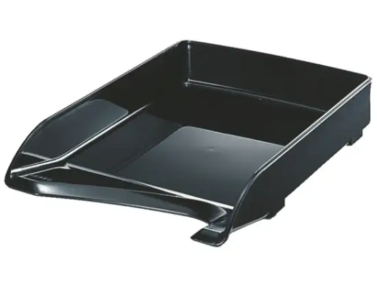 Briefablage Leitz 5220-00-95 52200095 Elegant schwarz A4 hochglänzend