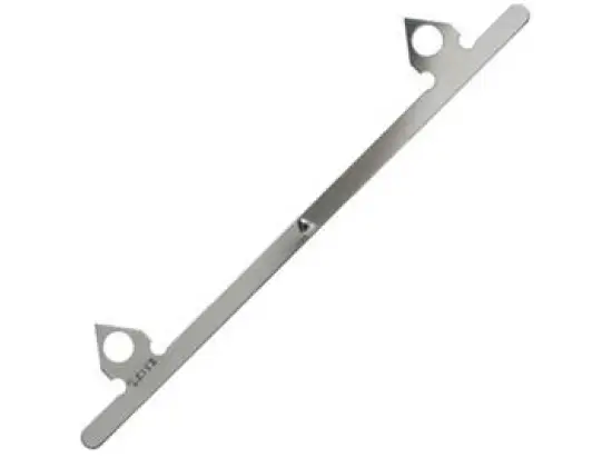 Broschüren-Einhänger Leitz 1755-00-00 17550000 Metall, 8 cm Lochung, Pack 25 Stk