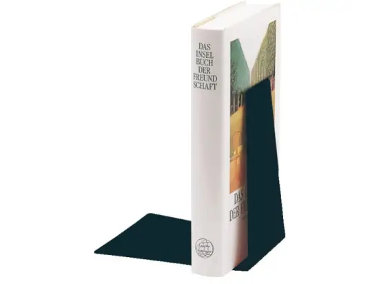 Buchstütze Leitz 5298-00-95 52980095 schwarz 125mm Metall, Pack 10 Stk