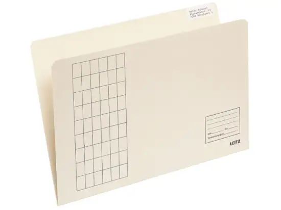 Einstellmappe Leitz 2433-00-11 24330011 180g Schreibrand, Pack 100 Stk