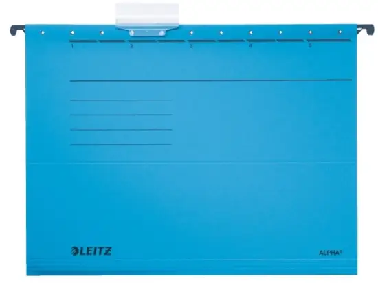 Hängemappe Leitz 1985-30-35 19853035 Alpha blau, Karton 275g, Pack 5 x 5 Stk