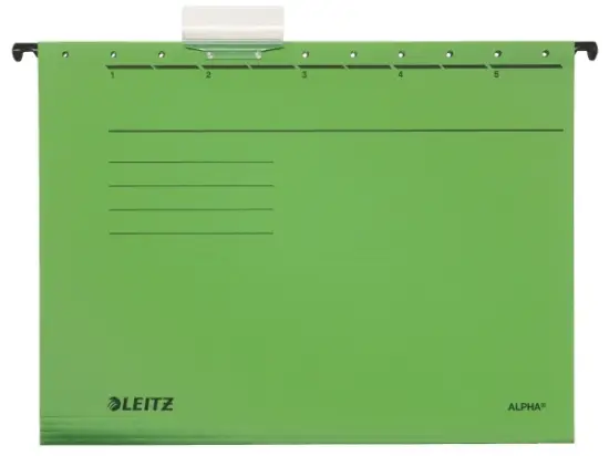 Hängemappe Leitz 1985-00-55 19850055 Alpha grün, Karton 275g, Pack 25 Stk