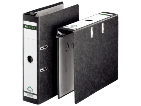 Hängeordner Leitz 1821-00-00 18210000 A4, 80mm, Hartpappe, schwarz