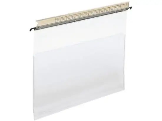 Hänge-Termin-Sichttasche Leitz 1938-00-00 19380000 Alpha transparent Kunststoff (PVC)