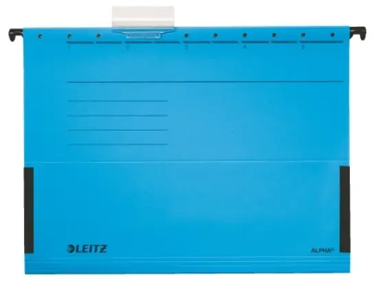 Hängetasche Leitz 1986-00-35 19860035 Alpha blau, Karton 275g, Pack 25 Stk