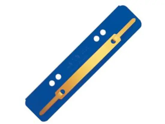Heftstreifen Leitz 3701-00-35 37010035 blau, Karton, Metalldeckleiste, kurz, Pack 10 x 25 Stk
