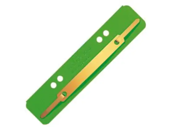 Heftstreifen Leitz 3701-00-55 37010055 grün, Karton, Metalldeckleiste, kurz, Pack 10 x 25 Stk