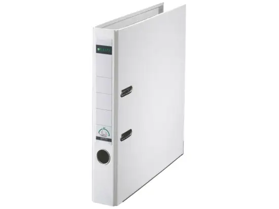 Ordner Leitz 1015-50-01 10155001 A4, 52mm, Pappe/PP-Folie, Wechselfenster, weiß