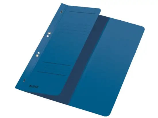 Ösenhefter Leitz 3740-00-35 37400035 A4, 1/2-VD, Manilakarton 250g, kaufmännische Heftung, blau
