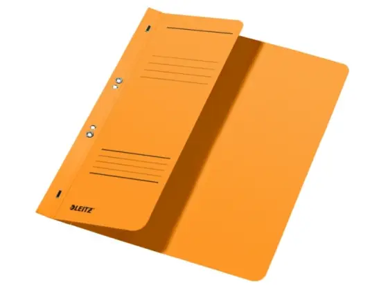 Ösenhefter Leitz 3740-00-15 37400015 A4, 1/2-VD, Manilakarton 250g, kaufmännische Heftung, gelb