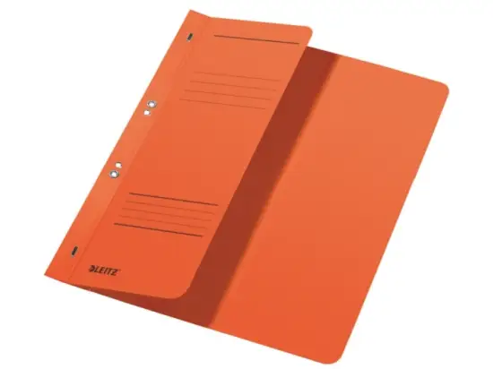 Ösenhefter Leitz 3740-00-45 37400045 A4, 1/2-VD, Manilakarton 250g, kaufmännische Heftung, orange