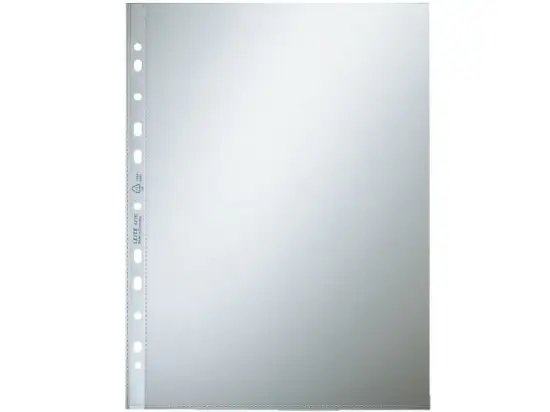 Prospekthüllen Leitz 4770-00-02 47700002 A4 80my Kunststoff (PP) glatt glasklar, Pack 100 Stk