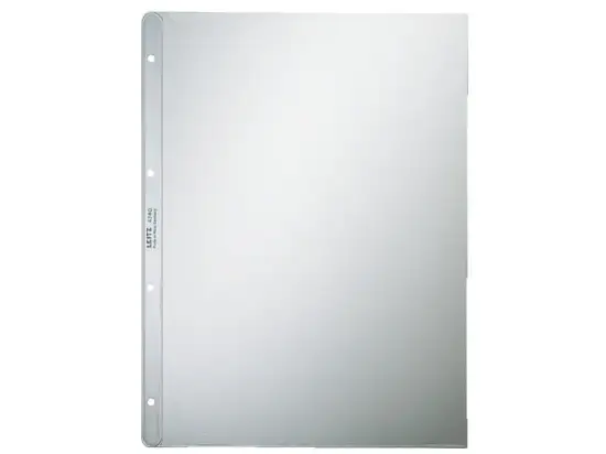 Prospekthüllen Leitz 4705-00-03 47050003 A5 130my Kunststoff (PP) genarbt, Pack 100 Stk