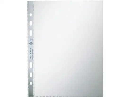 Prospekthüllen Leitz 4775-00-02 47750002 A5 80my Kunststoff (PP) glatt glasklar, Pack 100 Stk