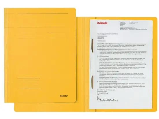 Schnellhefter Leitz 3003-00-15 30030015 Fresh gelb A4 Karton/Pappe