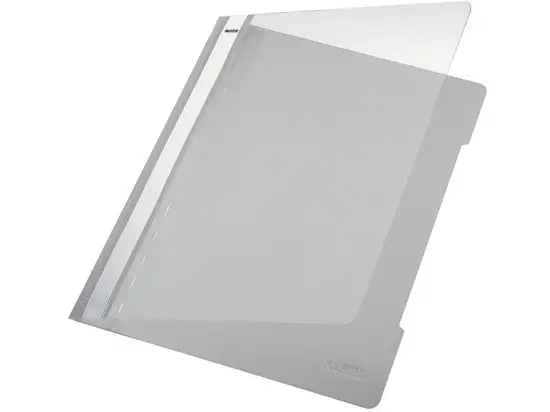 Schnellhefter Leitz 4191-00-85 41910085 Standard grau A4 Kunststoff (PVC)