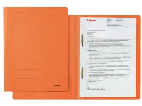 Schnellhefter Leitz 3003-00-45 30030045 Fresh orange A4 Karton/Pappe
