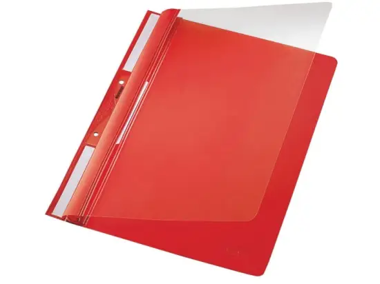 Schnellhefter Leitz 4190-00-25 41900025 Universal A4, Kunststoff (PVC), in Ordner einhängbar, rot
