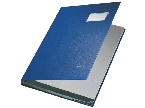 Unterschriftenmappe Leitz 5701-00-35 57010035 10 Fächer, blau