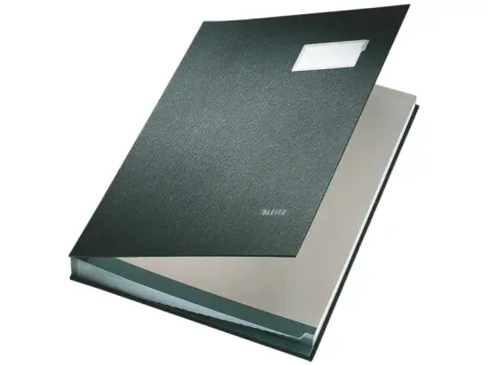 Unterschriftenmappe Leitz 5700-00-95 57000095 20 Fächer, mit Beschriftungsfenster, schwarz