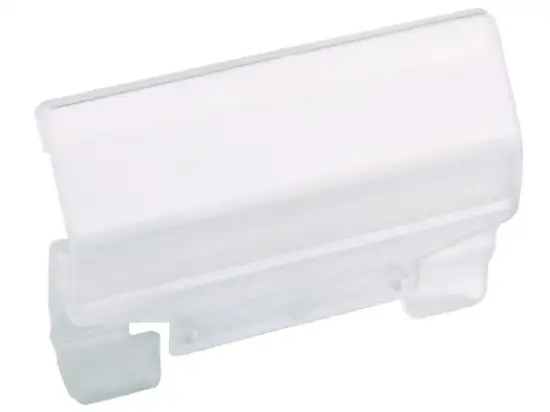 Vollsichtreiter Leitz 6116-00-03 61160003 Alpha 60 x 33 mm, Kunststoff (PP), transparent, Pack 50 Stk