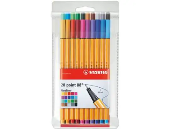 Fineliner Stabilo 8820 point 88 20er-Etui