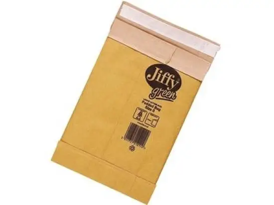Papierpolstertaschen Jiffy 30001310 413307 Größe: 0 (135 x 229 mm), Haftklebung mit Abdeckstreifen, braun, Pack 200 Stk