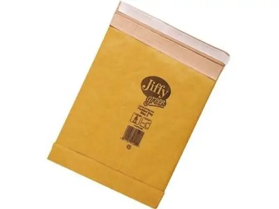 Papierpolstertaschen Jiffy 30001312 413327 Größe: 2 (195 x 280 mm), Haftklebung mit Abdeckstreifen, braun, Pack 100 Stk