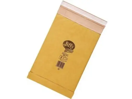 Papierpolstertaschen Jiffy 30001313 413337 Größe: 3 (195 x 343 mm), Haftklebung mit Abdeckstreifen, braun, Pack 100 Stk