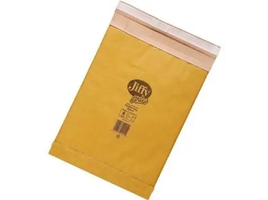 Papierpolstertaschen Jiffy 30001314 413347 Größe: 4 (225 x 343 mm), Haftklebung mit Abdeckstreifen, braun, Pack 100 Stk