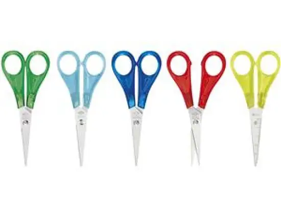 Bastelschere Wedo 7772 77 72 13,0cm/5" Kunststoffgriff, spitz, sortiert