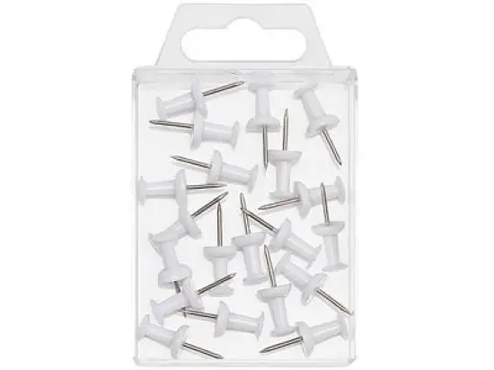 Pinnadeln Wedo 54100 54 100 weiß, Pack 10 x 20 Stk